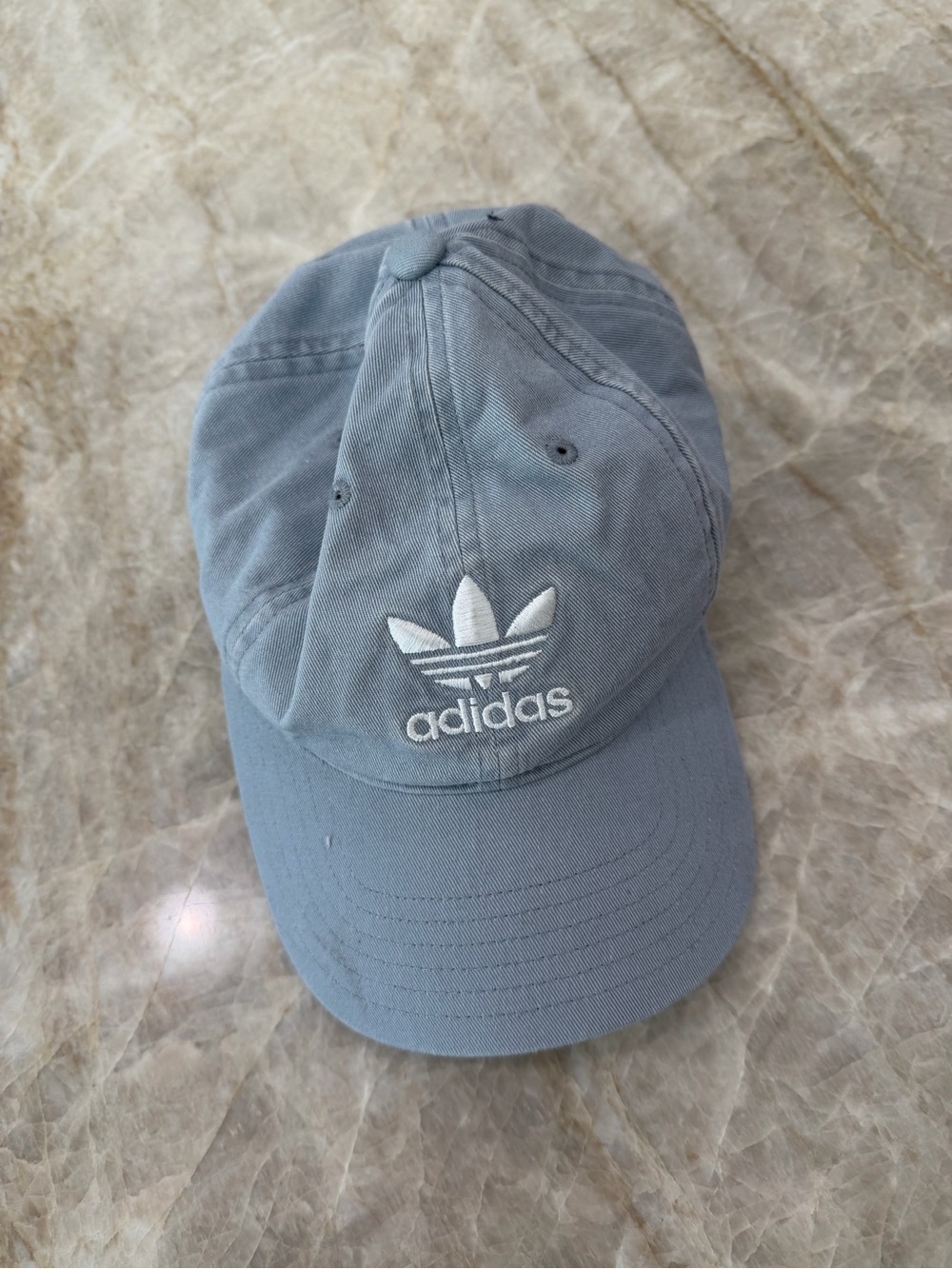adidas Trefoil Cap in Light Blue